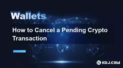 How to Cancel a Pending Crypto Transaction