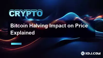 Bitcoin 가격에 대한 절반의 영향 설명 Bitcoin 가격에 대한 절반의 영향 설명