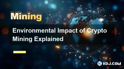 L'impact environnemental du minage de crypto expliqué L'impact environnemental du minage de crypto expliqué