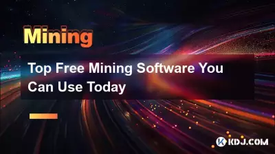 Top Free Mining Software You Can Use Today