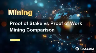 Vergleich zwischen Proof of Stake und Proof of Work Mining Vergleich zwischen Proof of Stake und Proof of Work Mining