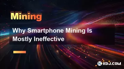 Why Smartphone Mining Is Mostly Ineffective