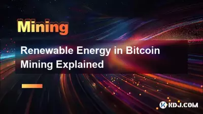 L'énergie renouvelable dans l'exploitation minière Bitcoin expliquée L'énergie renouvelable dans l'exploitation minière Bitcoin expliquée