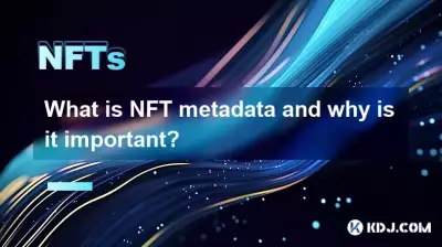 What is NFT metadata and why is it important? What is NFT metadata and why is it important?