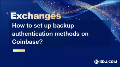 How to set up backup authentication methods on Coinbase? How to set up backup authentication methods on Coinbase?