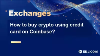 How to buy crypto using credit card on Coinbase?