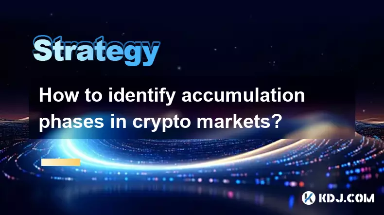 Comment identifier les phases d’accumulation sur les marchés crypto ?