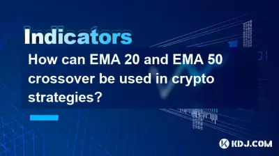 EMA 20 和 EMA 50 交叉如何應用於加密貨幣策略？