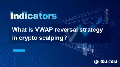 What is VWAP reversal strategy in crypto scalping?