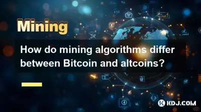En quoi les algorithmes de minage diffèrent-ils entre Bitcoin et les altcoins ? En quoi les algorithmes de minage diffèrent-ils entre Bitcoin et les altcoins ?