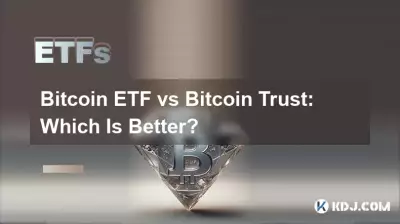 Bitcoin ETF vs. Bitcoin Trust: Was ist besser? Bitcoin ETF vs. Bitcoin Trust: Was ist besser?