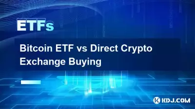 Bitcoin ETF vs. direkter Krypto-Börsenkauf Bitcoin ETF vs. direkter Krypto-Börsenkauf