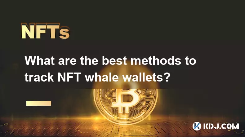 NFTクジラウォレットを追跡する最良の方法は何ですか?