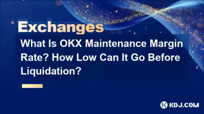 Qu'est-ce que le taux de marge de maintenance OKX ? Jusqu’où peut-il descendre avant la liquidation ? Qu'est-ce que le taux de marge de maintenance OKX ? Jusqu’où peut-il descendre avant la liquidation ?