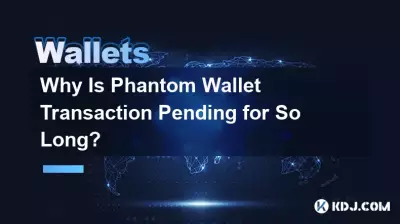 Why Is Phantom Wallet Transaction Pending for So Long? Why Is Phantom Wallet Transaction Pending for So Long?