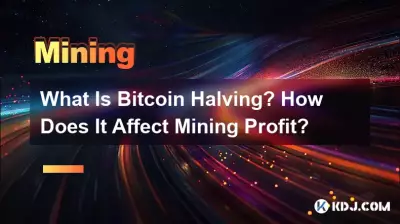 Bitcoin 반감기란 무엇입니까? 채굴 이익에 어떤 영향을 미치나요?