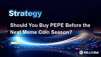 Should You Buy PEPE Before the Next Meme Coin Season? Should You Buy PEPE Before the Next Meme Coin Season?