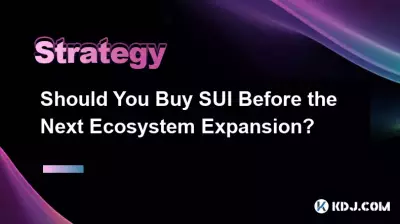 次のエコシステム拡張の前に SUI を購入する必要がありますか?