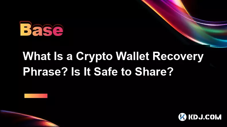 Was ist ein Satz zur Wiederherstellung einer Krypto-Wallet? Ist das Teilen sicher?