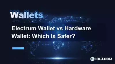Electrum 지갑과 하드웨어 지갑: 어느 것이 더 안전한가요? Electrum 지갑과 하드웨어 지갑: 어느 것이 더 안전한가요?