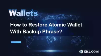 Comment restaurer le portefeuille atomique avec une phrase de sauvegarde ?