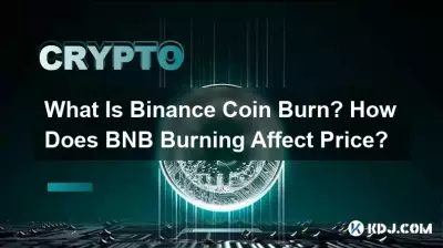 바이낸스 코인 소각이란 무엇입니까? BNB 소각이 가격에 어떤 영향을 미치나요?