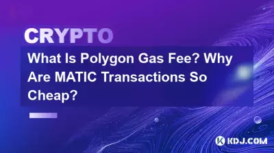 Was ist die Polygon-Gasgebühr? Warum sind MATIC-Transaktionen so günstig? Was ist die Polygon-Gasgebühr? Warum sind MATIC-Transaktionen so günstig?