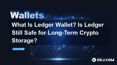 Was ist eine Ledger-Wallet? Ist Ledger für die langfristige Speicherung von Kryptowährungen immer noch sicher? Was ist eine Ledger-Wallet? Ist Ledger für die langfristige Speicherung von Kryptowährungen immer noch sicher?