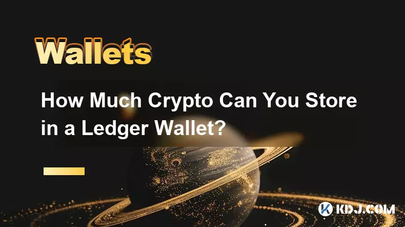 您可以在 Ledger 錢包中儲存多少加密貨幣？