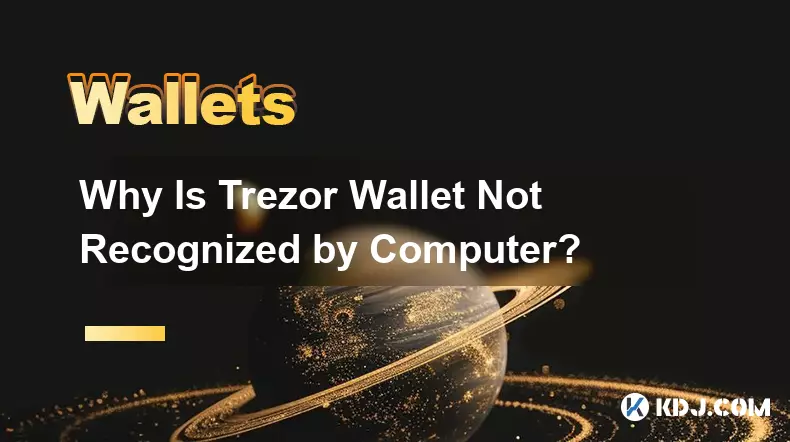 Warum wird Trezor Wallet vom Computer nicht erkannt?