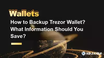 如何备份 Trezor 钱包?您应该保存哪些信息? 如何备份 Trezor 钱包?您应该保存哪些信息?