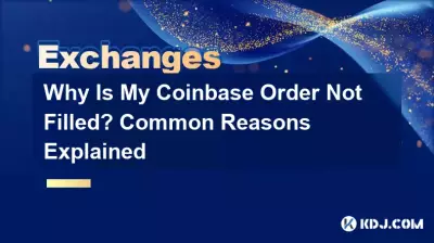 Why Is My Coinbase Order Not Filled? Common Reasons Explained Why Is My Coinbase Order Not Filled? Common Reasons Explained