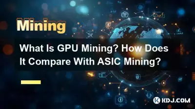 What Is GPU Mining? How Does It Compare With ASIC Mining? What Is GPU Mining? How Does It Compare With ASIC Mining?