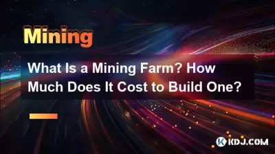 Qu’est-ce qu’une ferme minière ? Combien coûte la construction d’un ?
