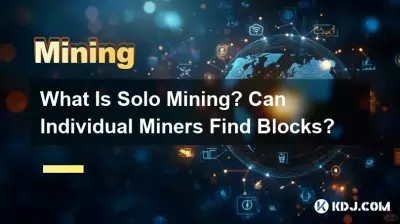 ソロマイニングとは何ですか?個人のマイナーはブロックを見つけることができますか? ソロマイニングとは何ですか?個人のマイナーはブロックを見つけることができますか?