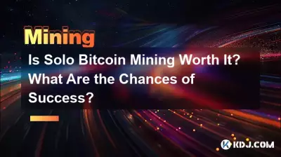 單獨 Bitcoin 挖礦值得嗎?成功的機會有多大? 單獨 Bitcoin 挖礦值得嗎?成功的機會有多大?