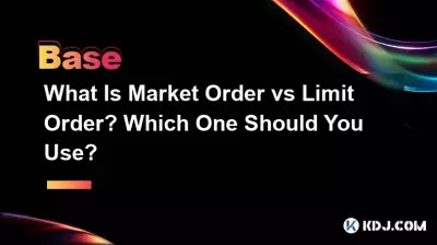 What Is Market Order vs Limit Order? Which One Should You Use? What Is Market Order vs Limit Order? Which One Should You Use?
