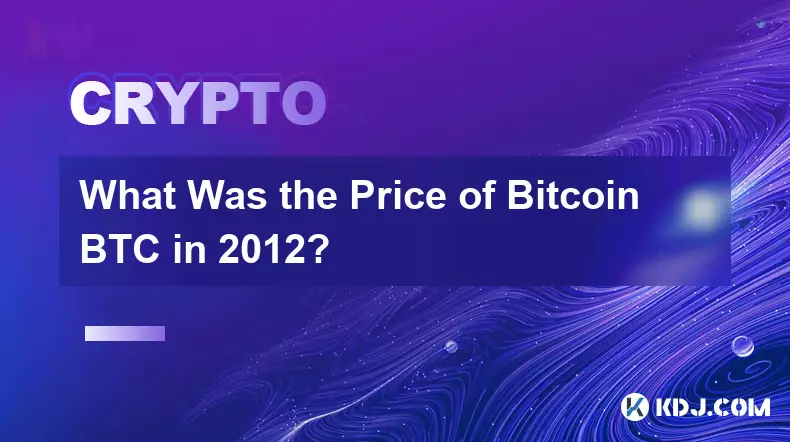2012 年 Bitcoin BTC 的价格是多少？