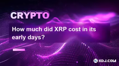 Wie viel kostete XRP in seinen Anfängen? Wie viel kostete XRP in seinen Anfängen?