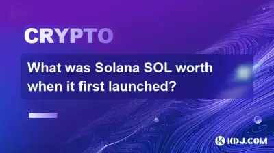 Solana SOL 首次推出时的价值是多少？