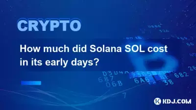 Solana SOL 早期的成本是多少? Solana SOL 早期的成本是多少?