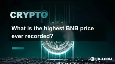 What is the highest BNB price ever recorded? What is the highest BNB price ever recorded?