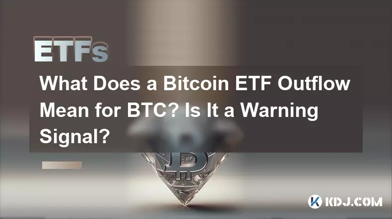 Bitcoin ETF 流出对 BTC 意味着什么？这是一个警告信号吗？