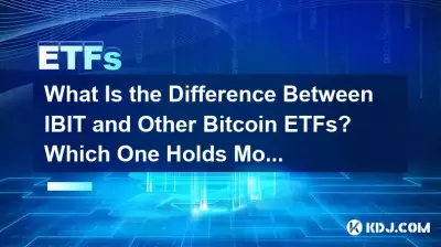 Quelle est la différence entre l'IBIT et les autres ETF Bitcoin ? Lequel détient le plus de BTC ? Quelle est la différence entre l'IBIT et les autres ETF Bitcoin ? Lequel détient le plus de BTC ?
