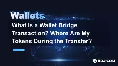 什么是钱包桥接交易?转账期间我的代币在哪里? 什么是钱包桥接交易?转账期间我的代币在哪里?