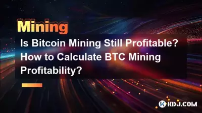 Ist Bitcoin Mining immer noch profitabel? Wie berechnet man die Rentabilität des BTC-Minings? Ist Bitcoin Mining immer noch profitabel? Wie berechnet man die Rentabilität des BTC-Minings?