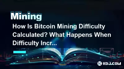 Wie wird die Bergbauschwierigkeit Bitcoin berechnet? Was passiert, wenn die Schwierigkeit zunimmt? Wie wird die Bergbauschwierigkeit Bitcoin berechnet? Was passiert, wenn die Schwierigkeit zunimmt?