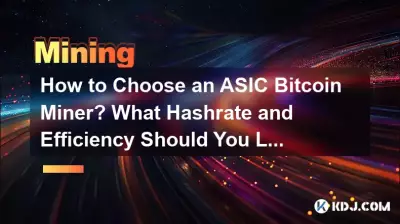 如何选择 ASIC Bitcoin 矿机?您应该寻找什么算力和效率? 如何选择 ASIC Bitcoin 矿机?您应该寻找什么算力和效率?