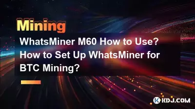 WhatsMiner M60 How to Use? How to Set Up WhatsMiner for BTC Mining? WhatsMiner M60 How to Use? How to Set Up WhatsMiner for BTC Mining?