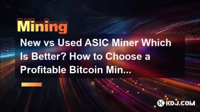 新的 ASIC 矿机与二手的 ASIC 矿机哪个更好?如何选择一台盈利的Bitcoin矿机? 新的 ASIC 矿机与二手的 ASIC 矿机哪个更好?如何选择一台盈利的Bitcoin矿机?